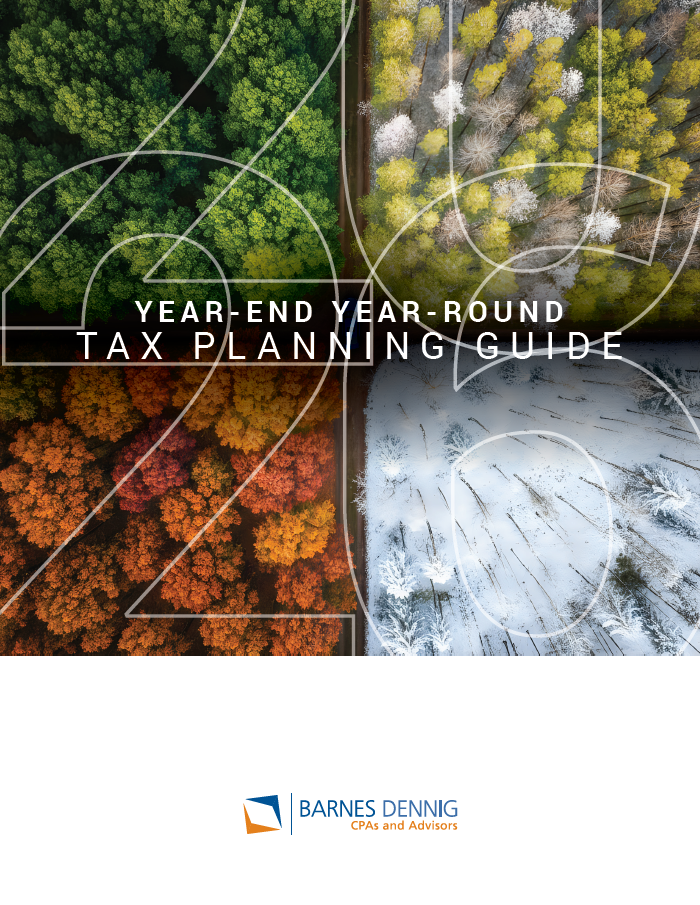 2026 Year-End Tax Planning Guide