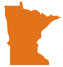 Silhouette of the State of Minnesota
